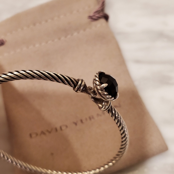 David Yurman Chatelaine Onyx Bracelet - Picture 2 of 6